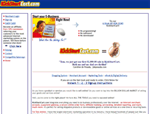 Tablet Screenshot of kickstartcart.com